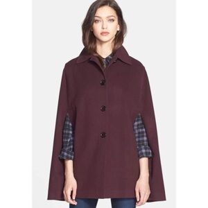 HELENE BERMAN Cape Wool coat - size S